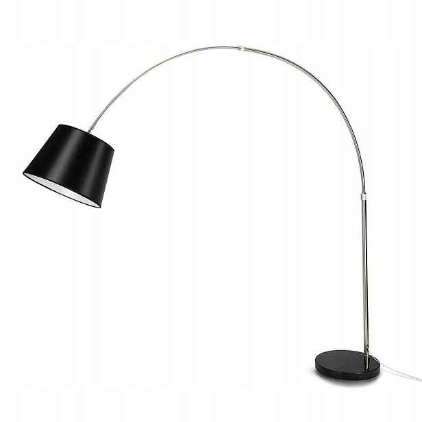 V-tac Stojací lampa oblouková E27 černá VT-7451 192x196 cm