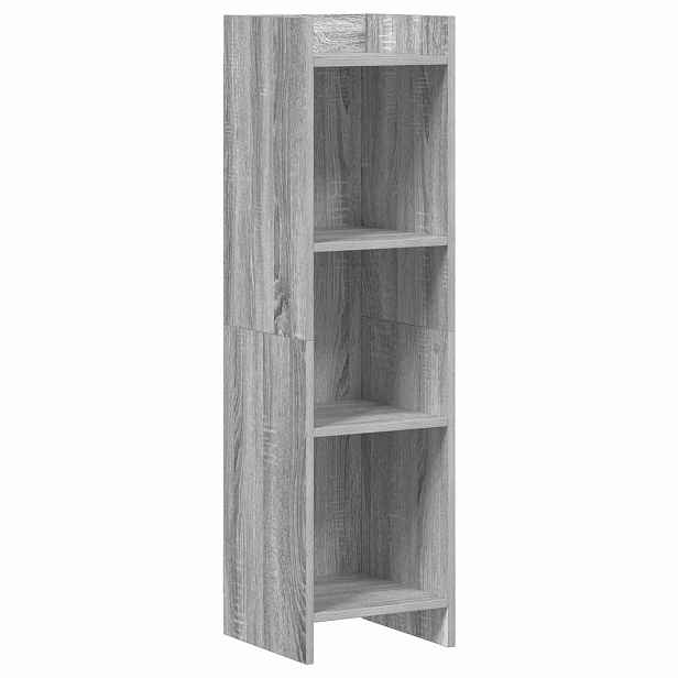 vidaXL knihovna Šedý Sonoma 30 x 30 x 111 cm Kompozitní dřevo