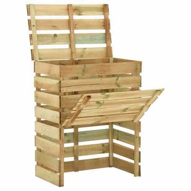 vidaXL Laťkový zahradní kompostér 80x50x100 cm impregnovaná borovice