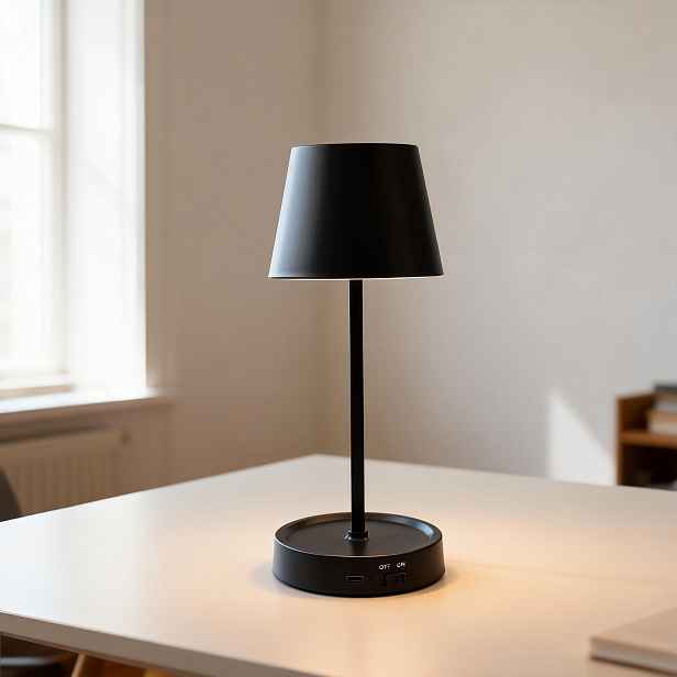 TEMU 1ks Nabíjecí stolní lampa s nastavitelnou jasností, náladová lampa, přenosná stolní lampa s dotykovým ovládáním, vhodná do jídelen, obývacích