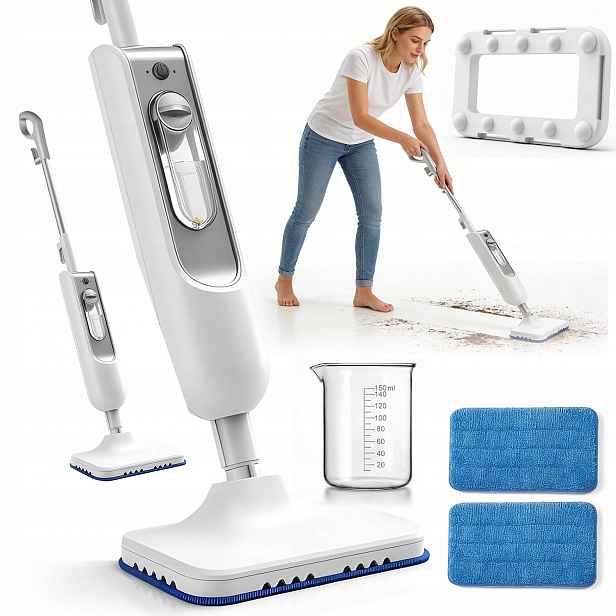Parní Mop Multi Parní Čistič Na Okna 1500W 400ML Myjka 1.5-2.6BAR