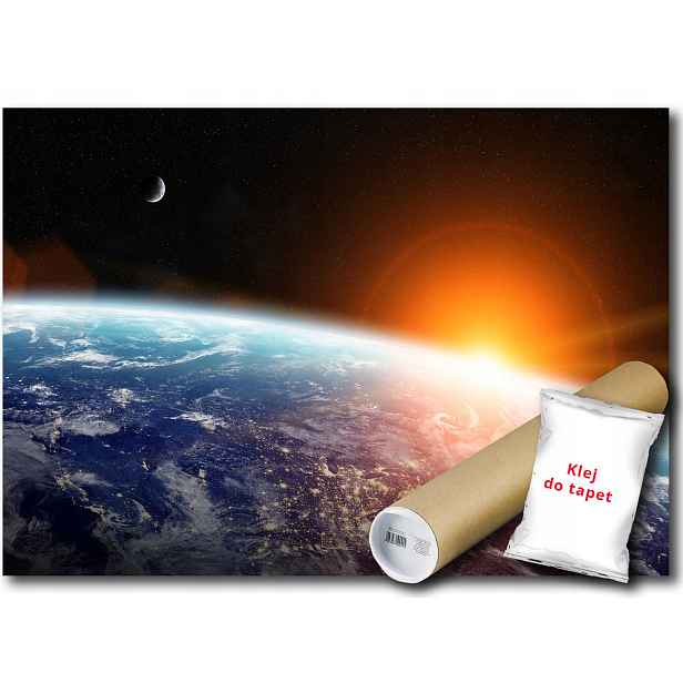 Vinylová Fototapeta Nebe Vesmír Planeta Země Slunce 152x104