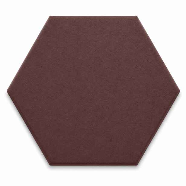 Čalouněný nástěnný panel HEXAGON více rozměrů tmavě růžová MyBestHome Rozměr: 30x26 cm