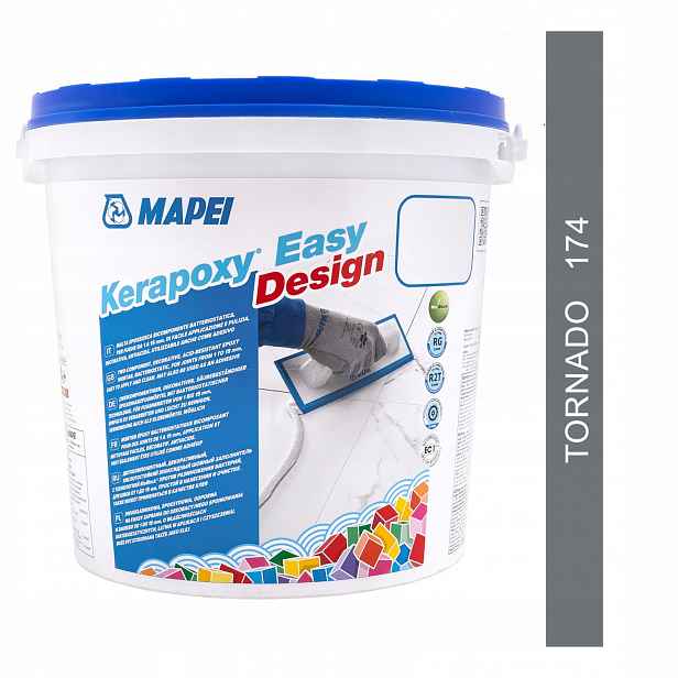Epoxidová spárovací hmota Mapei Kerapoxy Easy Design 3kg barva 174 tornado