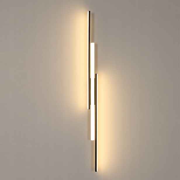 Nástěnné Led svítidlo, černá, interiérové, moderní, do ložnice, 24W, 3000K