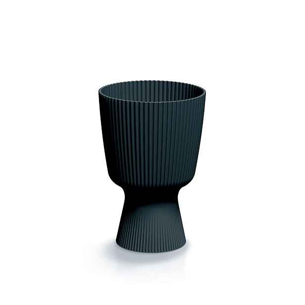 Prosperplast Květináč Milla Round antracit, varianta 14,6 cm