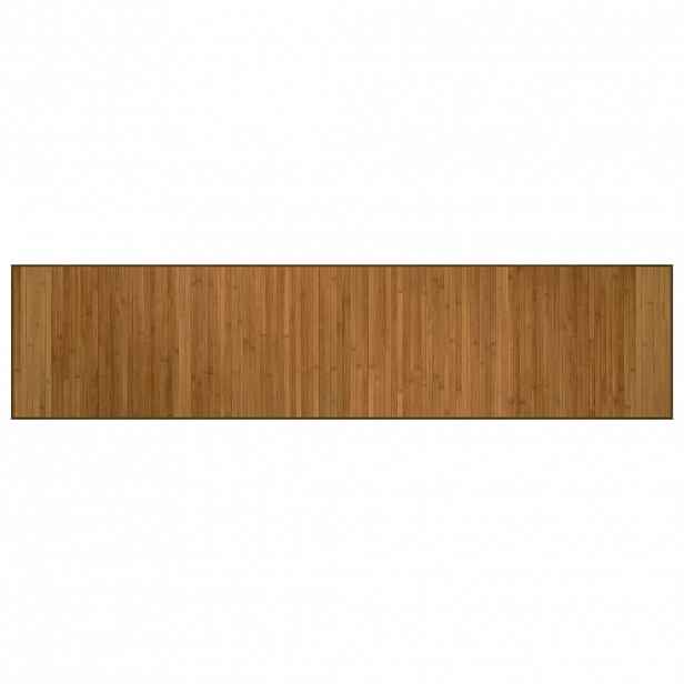 vidaXL Koberec obdélníkový hnědý 70 x 300 cm bambus