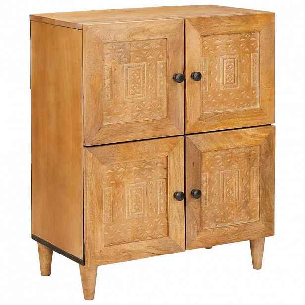 vidaXL Servírovací skříň 60 x 33 x 75 cm Masivní mangové dřevo