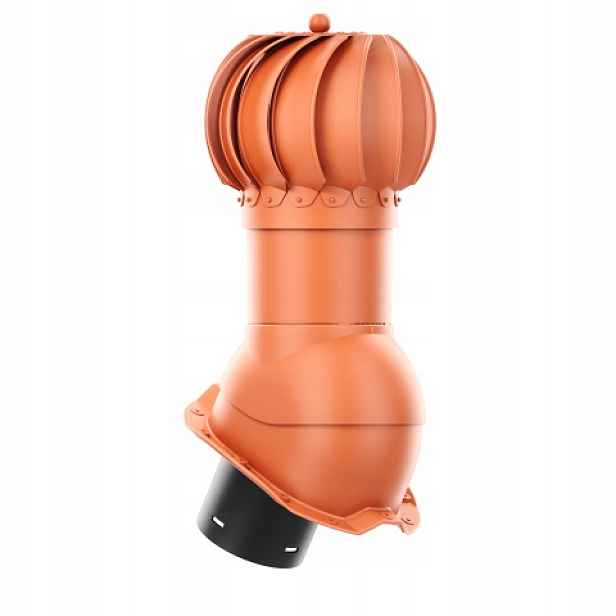 Rotační krb Rotoline profil T18 fi 150 mm, kulatý, cihlový