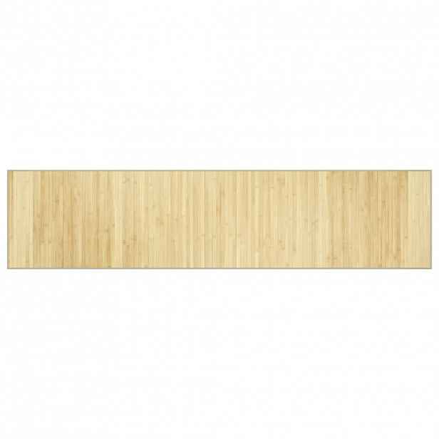 vidaXL Koberec obdélníkový světle přírodní 70 x 300 cm bambus