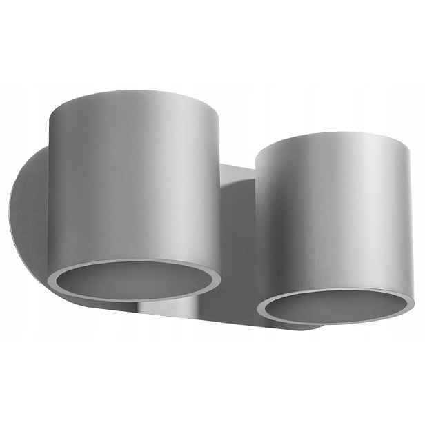 Sollux Lighting Nástěnné svítidlo Orbis 2 šedé SL.0661