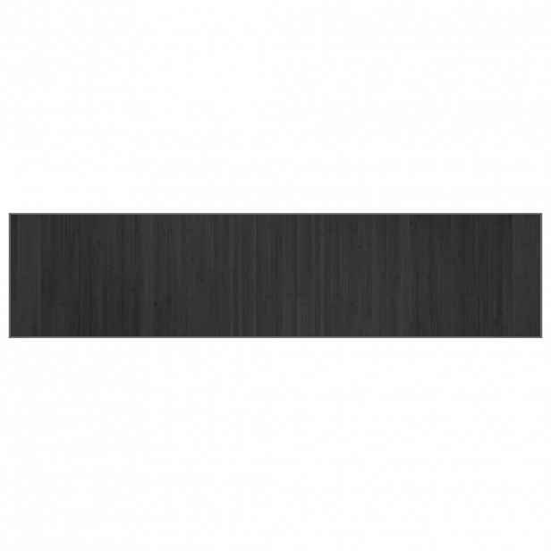 vidaXL Koberec obdélníkový šedý 70 x 300 cm bambus