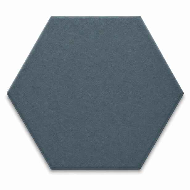 Čalouněný nástěnný panel HEXAGON více rozměrů tyrkysová MyBestHome Rozměr: 40x35 cm