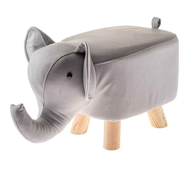 Světle šedá dětská stolička Elephant – Dakls