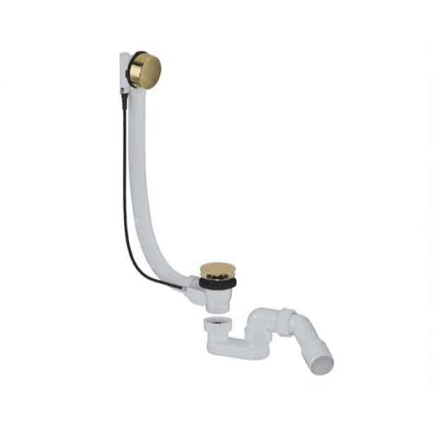 Vanový automat 52 mm DN40/DN50 SAT Aurum 40 cm, zlatý lesklý, plast SATAVA60G
