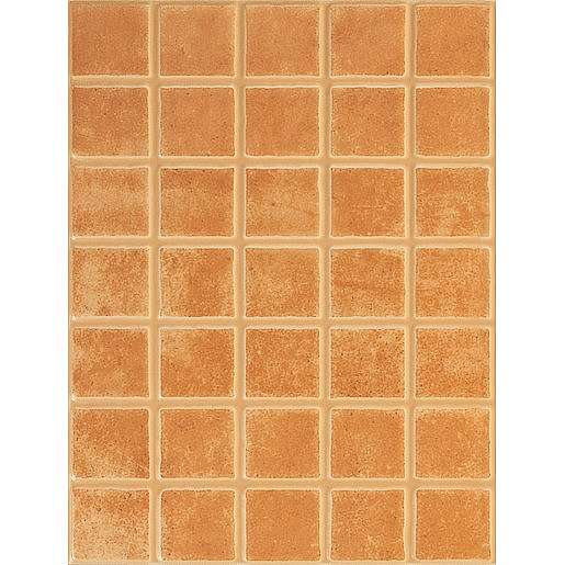 Dekor Rako Patina cihlová 25x33 cm mat WARKB231.1
