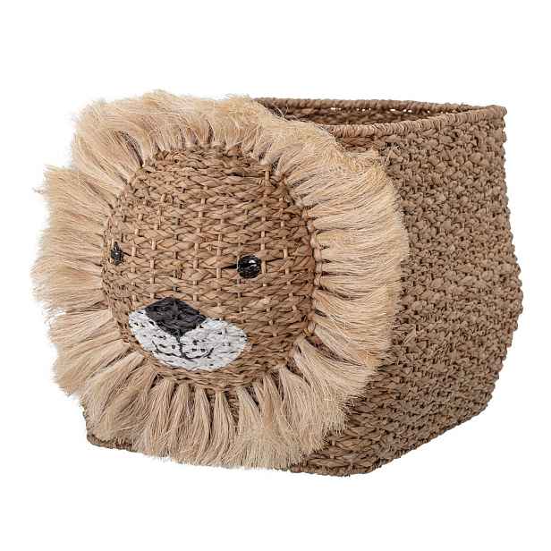 Dětský koš na hračky z proutí v přírodní barvě 52x32x36 cm Harrison – Bloomingville Mini