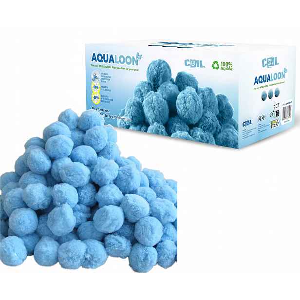 Filtrační Kuličky Do Bazénu S Pískovou Filtrací 700 g Aqualoon Ionty Stříbra Coil