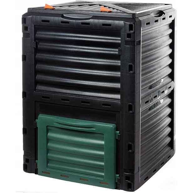 Kompostér 300L S Víkem 83X61X61CM Na Zahradní A Kuchyňský Odpad