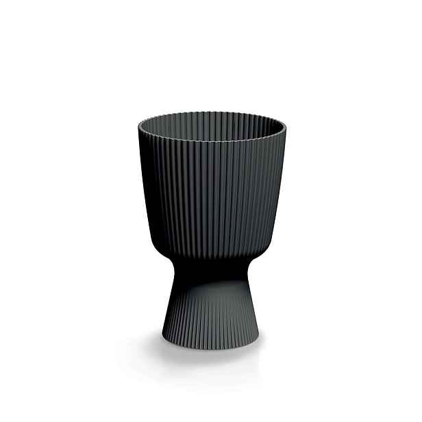 Prosperplast Květináč Milla Round grafit, varianta 14,6 cm