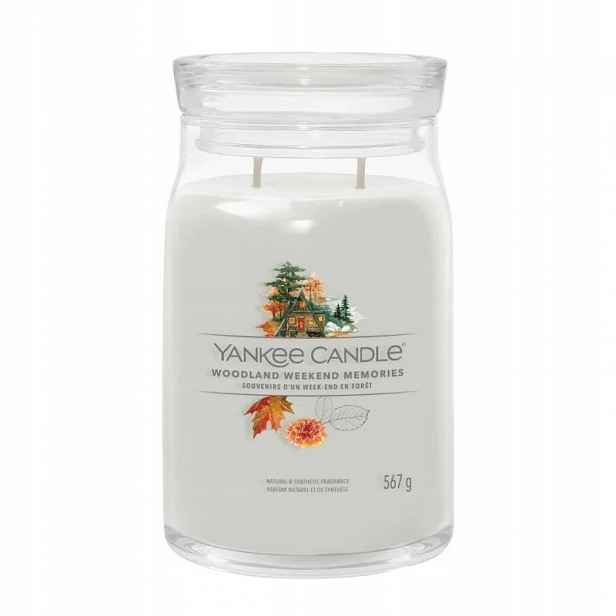 Velká svíčka Signature Woodland Weekend Memories Yankee Candle