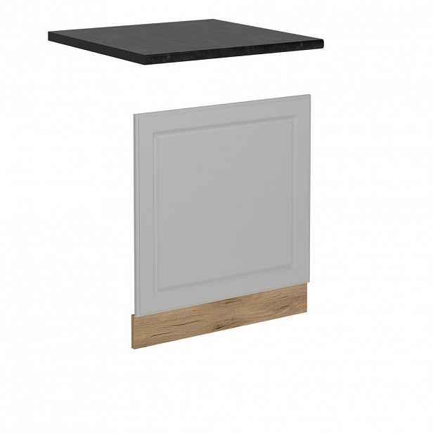 Vicco PŘEDNÍ PANEL R-Line Bílý venkovský dům 60 cm , PD Antracit