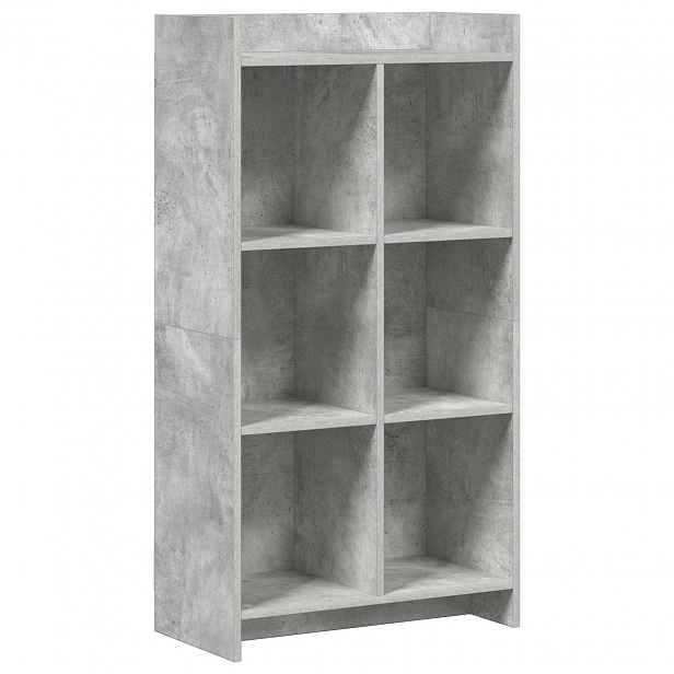 vidaXL knihovna Betonově šedá 59 x 30 x 111 cm Kompozitní dřevo