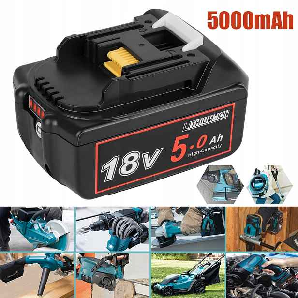 5 Ah 18 V Akumulátor Pro Akumulátor Makita 18 V BL1850/BL1860