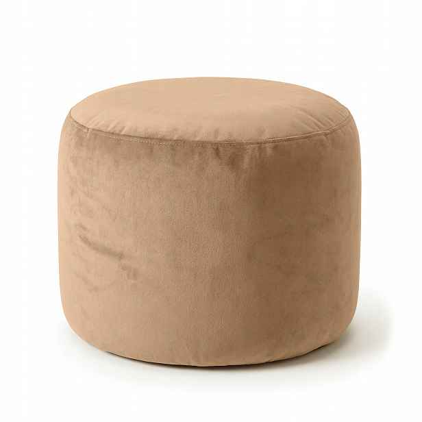 Podnožka Taburet Pod Nohy 35x25 cm Měkká Taburet Dekorativní Do Obývacího Pokoje Kulatá