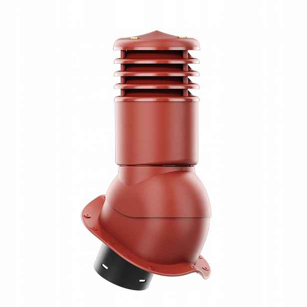 Větrací komín Smartline profil N fi 150 mm, zateplený, červený