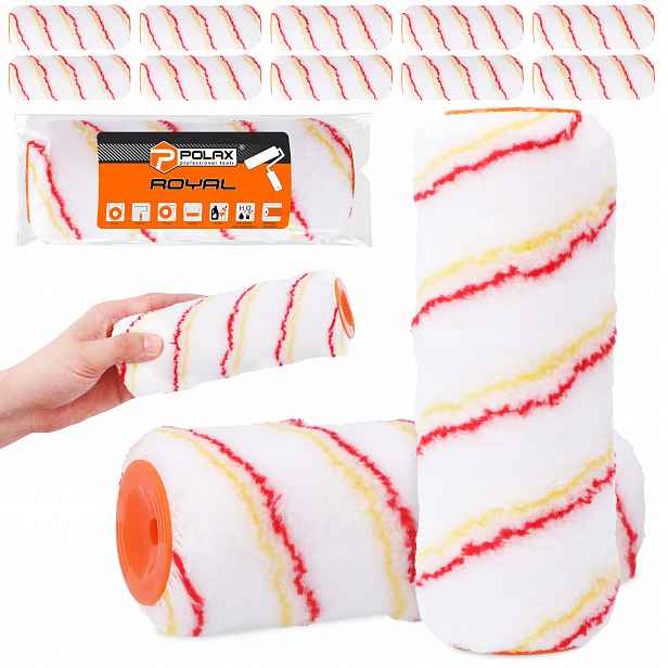 10 x Malířský váleček 18 cm Zásoba Váleček Akrylových Latexových barev Lakie Sh-p