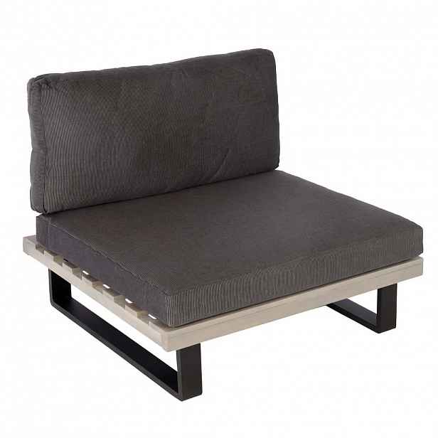 MCW LOUNGE-SESSEL Černá, šedá, šedá