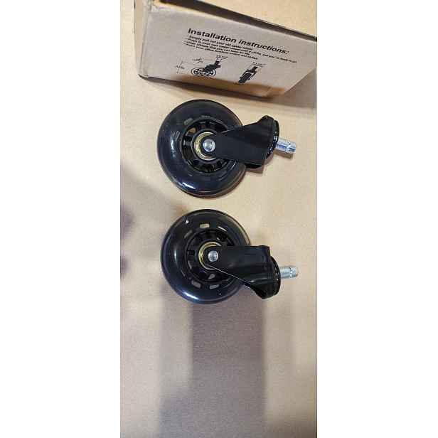 Naierdi Kolečka pro kancelářské křeslo 73 mm 10x22 mm 5 ks