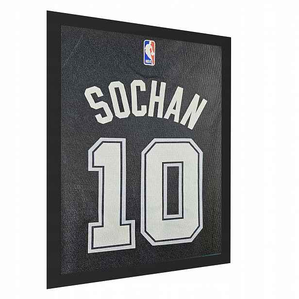 Obraz na zeď Jeremy Sochan tričko Spurs na plátně 70x50 cm
