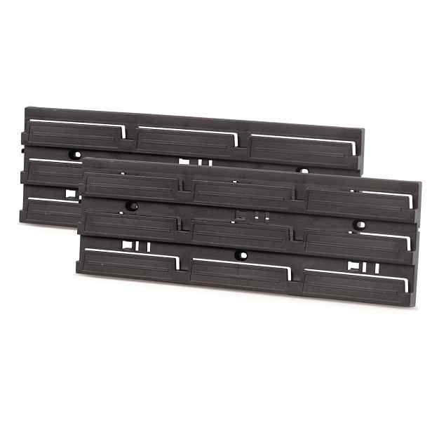 Prosperplast Sada montážních panelů 2 ks BENER 38,6 x 1,8 x 13 cm černá