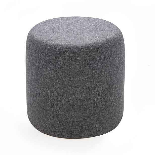 Taburet Silindir Puf Anthracite
