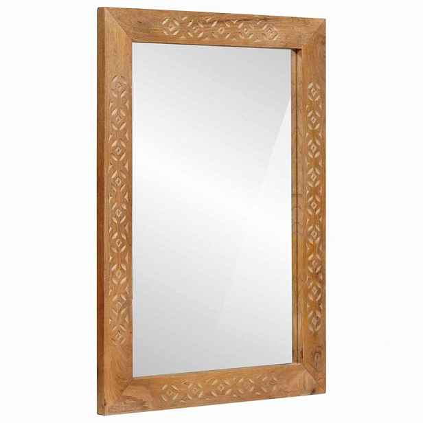 vidaXL nástěnné zrcadlo 70 x 50 cm Kompozitní dřevo a sklo Obdélníkový