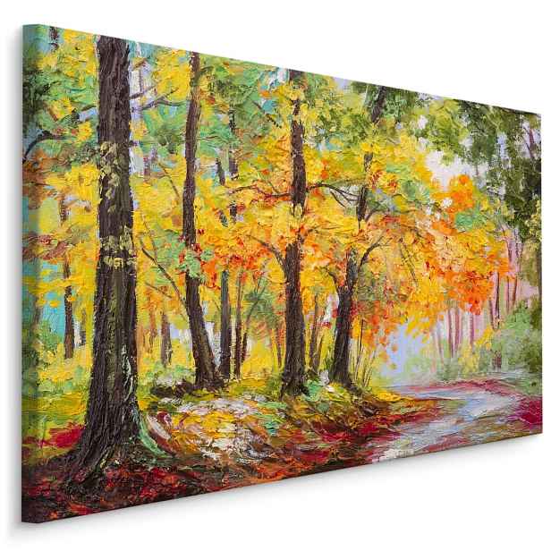 Plátno Cesta V Podzimním lese II. Varianta: 40x30