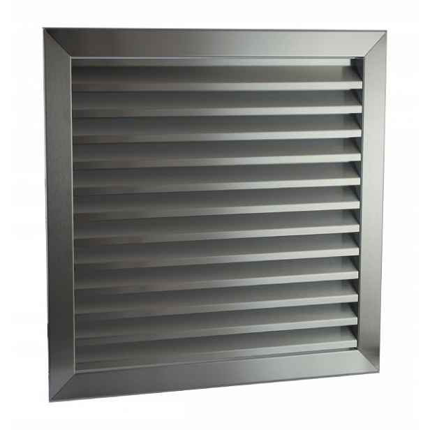 Ventilační mřížka kovová inox 30x30