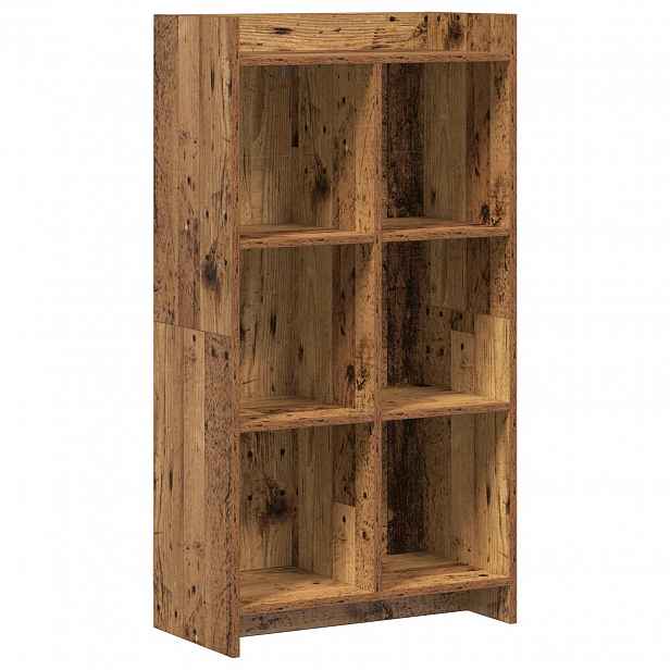 vidaXL knihovna Staré dřevo 59 x 30 x 111 cm Kompozitní dřevo