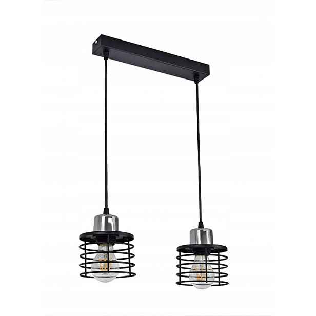 Závěsná Led lustrová lampa Vigo Chrom E27
