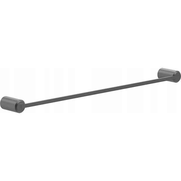 Nástěnný věšák na ručník, ocel 304, titanium, 620 mm, montáž součástí balení