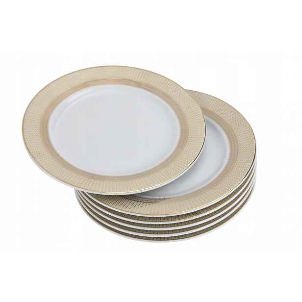 Sada 6 dezertních talířů 17 cm Amaro Gold