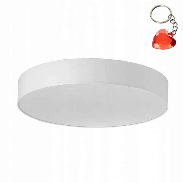 Stropní Nástěnný lustr Rondo Bílý 78 cm Klasický kov Tk Lighting
