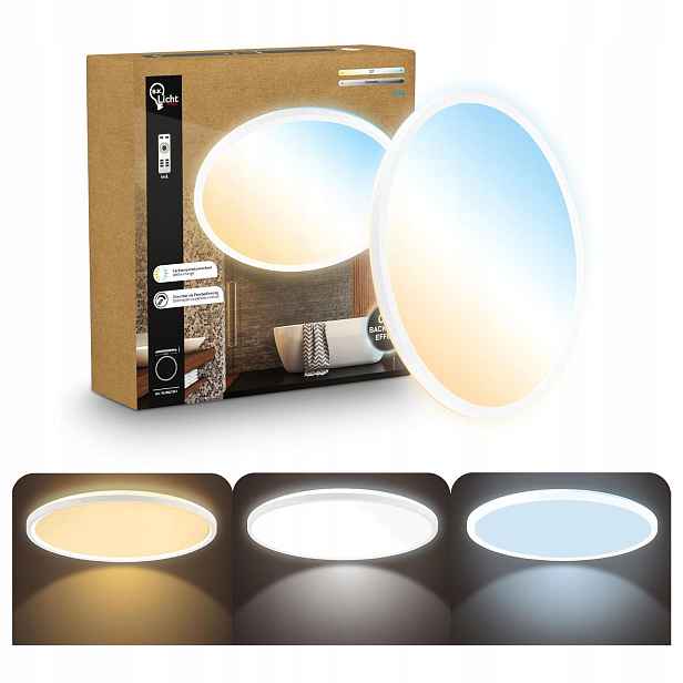 stropní svítidlo Led stropní svítidlo s dálkovým ovládáním Cct 22W 3000lm IP44 do koupelny kuchyně