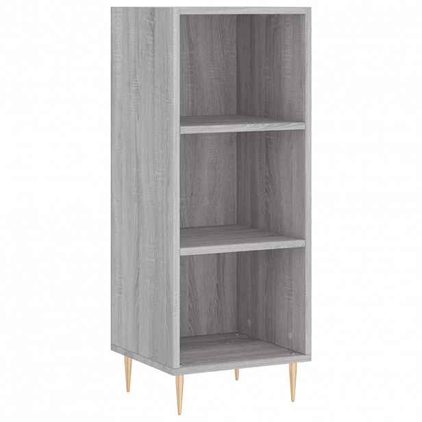 vidaXL Příborník šedý sonoma 34,5 x 32,5 x 90 cm kompozitní dřevo