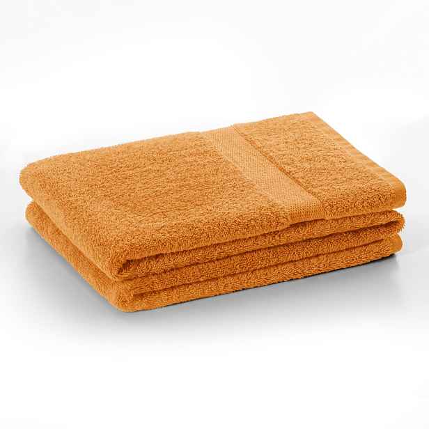 Bavlněný ručník DecoKing Marina oranžový, velikost 70x140