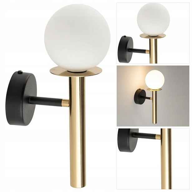 Černá nástěnná lampa Daisy je moderní nad zrcadlem v předsíni Sigma Lighting
