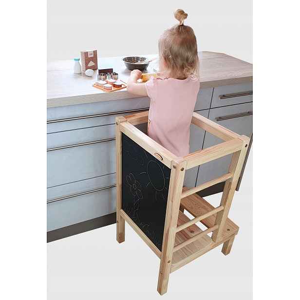 Kuchyňský Učící Věž s Tabulí Kitchen Helper pro děti, stolička do kuchyně
