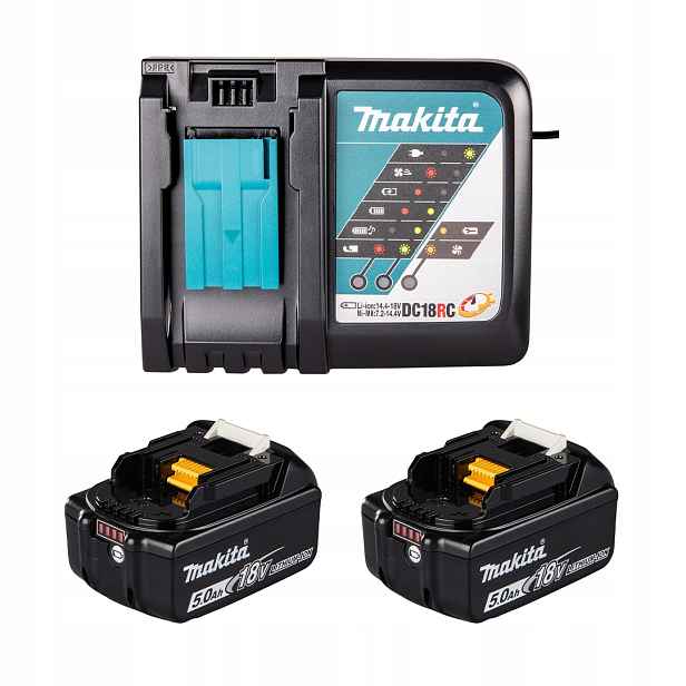 Napájecí sada Makita 1914J6-4 Lxt 18V nabíječka DC18RC 2x5,0Ah karton